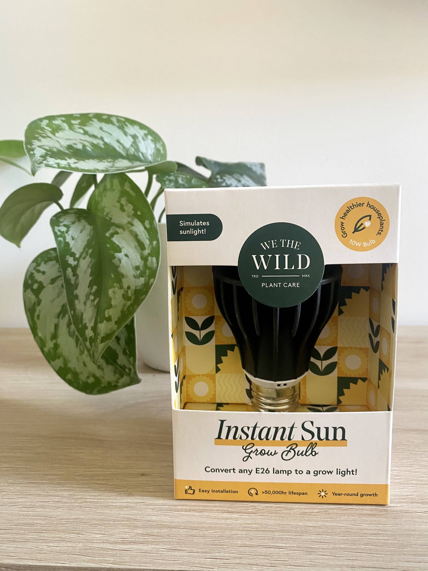 We The Wild Plant Care USA - Instant Sun Grow Bulb - Case of 6