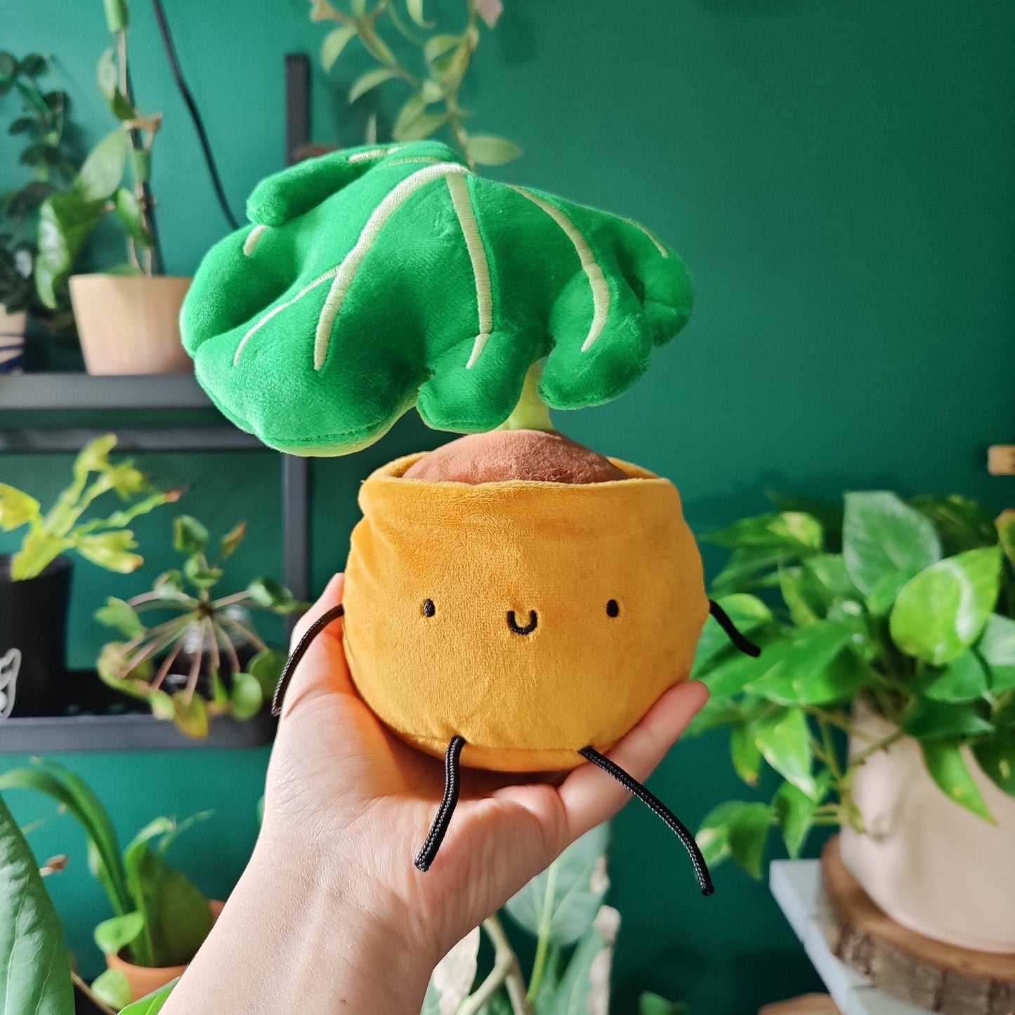 Home by Faith - Mochie the Monstera Plant Plush