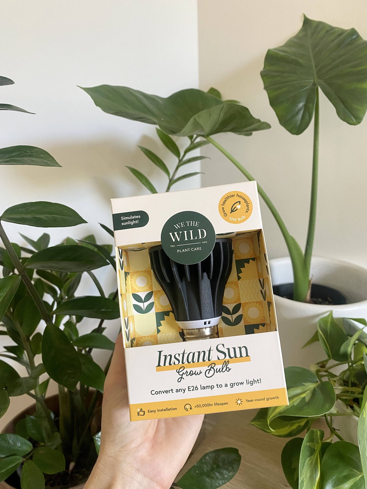 We The Wild Plant Care USA - Instant Sun Grow Bulb - Case of 6