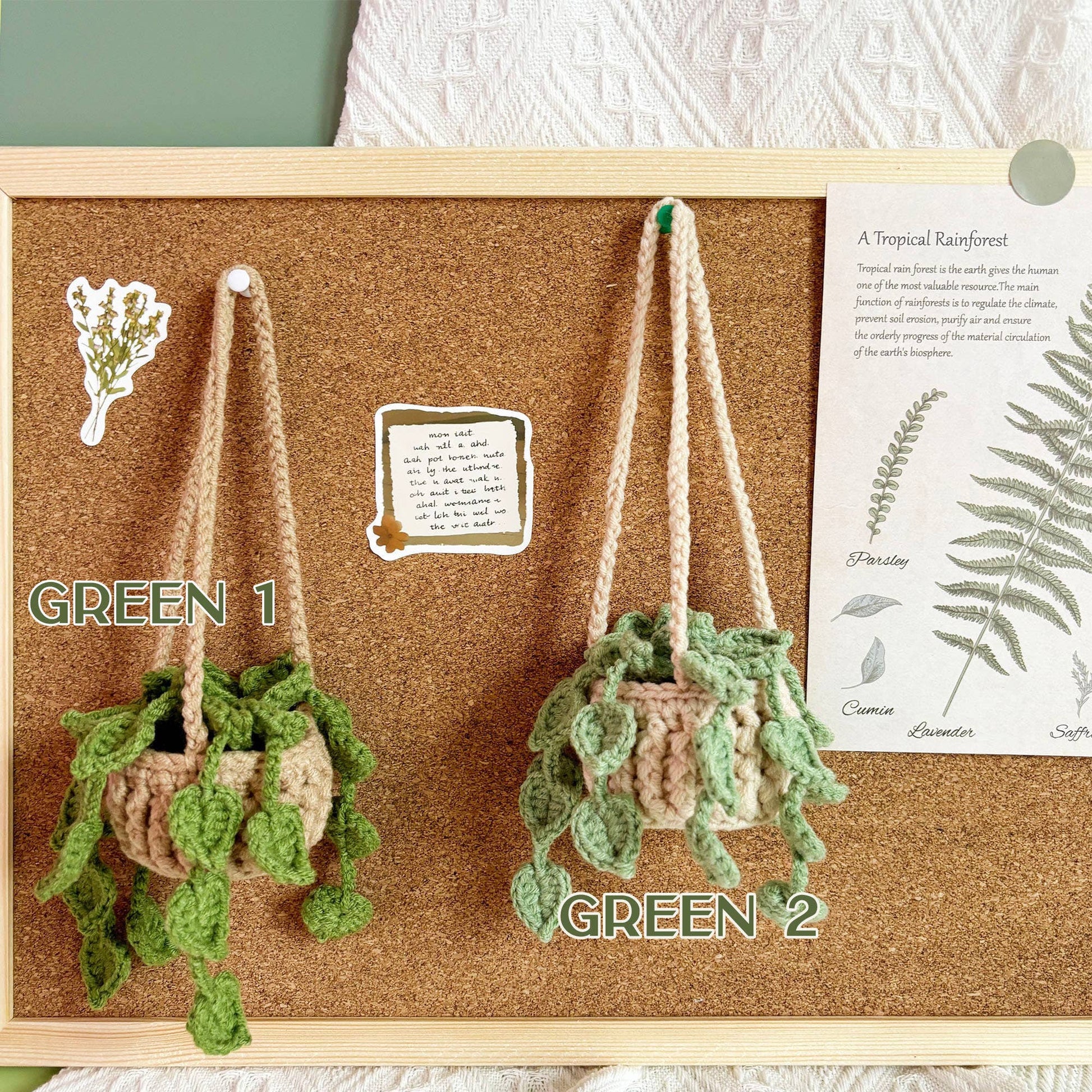 crochet pothos plant TOMOPOD LLC